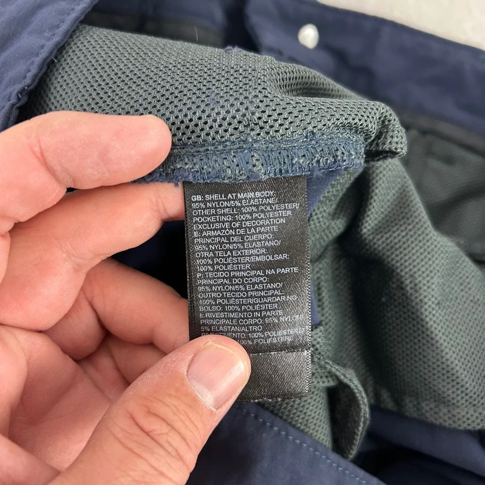 The‎ North Face Mens Regular Fit Pants Size 34x29 Navy Blue Nylon Casual Outdoor